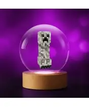 Kryształowa Kulka 3D Minecraft Creeper