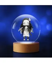 Kryształowa Kulka 3D Nezuko Kamado Demon Slayer