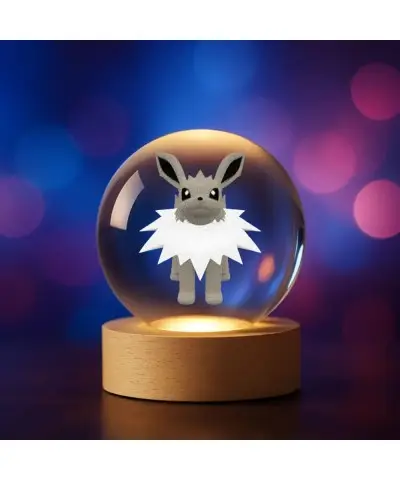 Kryształowa Kulka 3D Pokemon Jolteon