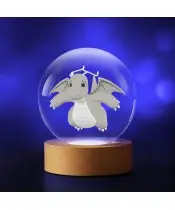 Kryształowa Kulka 3D Pokemon Dragonite