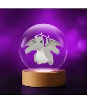 Kryształowa Kulka 3D Pokemon Dragonite