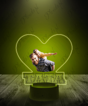 Lampka LED 3D Plexido z Nadrukiem Dla Taty - 2