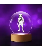 Kryształowa Kulka 3D Fortnite Marshmello
