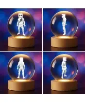 Kryształowa Kulka 3D Fortnite Marshmello
