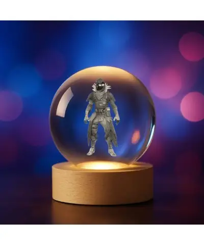 Kryształowa Kulka 3D Fortnite Raven