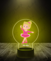 lampka_led_3d_plexido_z_nadrukiem_baletnica_różowa