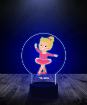 lampka_led_3d_plexido_z_nadrukiem_baletnica_różowa