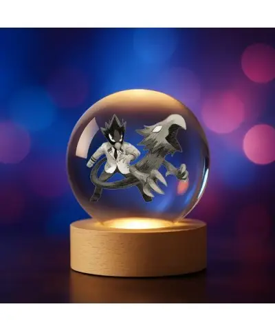 Kryształowa Kulka 3D My Hero Academia Fumikage Tokoyami