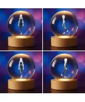 Kryształowa Kulka 3D Stacy Spider - Gwen Spider - Man
