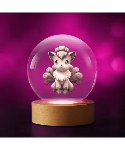 Kryształowa Kulka 3D Pokemon Vulpix