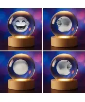 Kryształowa Kulka 3D Emotikona Emotka Śmiech XD