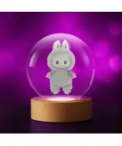 Kryształowa Kulka 3D Labubu