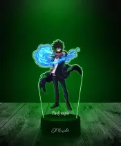 Lampka LED 3D Plexido z Nadrukiem UV My Hero Academia Dabi Toya Todoroki