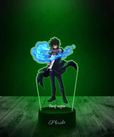 Lampka LED 3D Plexido z Nadrukiem UV My Hero Academia Dabi Toya Todoroki
