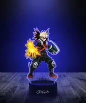 Lampka LED 3D Plexido z Nadrukiem UV My Hero Academia Katsuki Bakugo