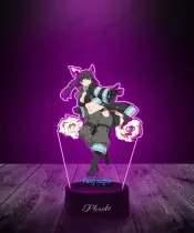 Lampka LED 3D Plexido z Nadrukiem UV Fire Force Tamaki Kotatsu