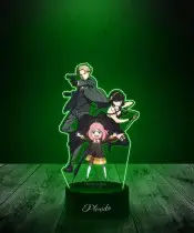 Lampka LED 3D Plexido z Nadrukiem UV Spy x Family Anya Forger