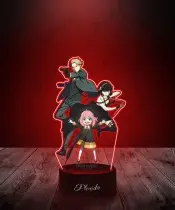 Lampka LED 3D Plexido z Nadrukiem UV Spy x Family Anya Forger