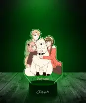 Lampka LED 3D Plexido z Nadrukiem UV Spy x Family