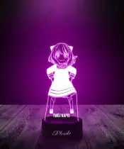 Lampka LED 3D Spy x Family Anya Forger