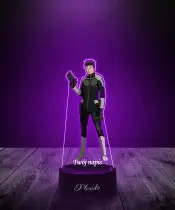 Lampka LED 3D Plexido z Nadrukiem UV Kaiju No. 8 Kafka Hibino