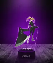 Lampka LED 3D Plexido z Nadrukiem UV Kaiju No. 8 Kikoru Shinomiya