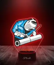 Lampka LED 3D Plexido z Nadrukiem UV Spawacz Spawanie