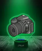 Lampka LED 3D Plexido z Nadrukiem UV Fotograf Aparat
