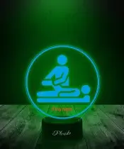 Lampka LED 3D Plexido z Nadrukiem UV Fizjoterapeuta Rehabilitacja