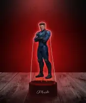 Lampka LED 3D Plexido z Nadrukiem UV Fantastyczna Czwórka Mister Fantastic