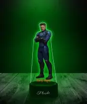 Lampka LED 3D Plexido z Nadrukiem UV Fantastyczna Czwórka Mister Fantastic