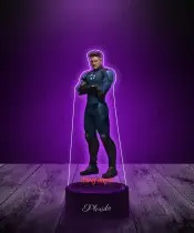 Lampka LED 3D Plexido z Nadrukiem UV Fantastyczna Czwórka Mister Fantastic