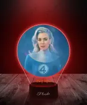 Lampka LED 3D Plexido z Nadrukiem UV Fantastyczna Czwórka Susan Storm