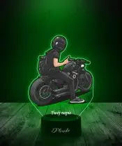 Lampka LED 3D Plexido z Nadrukiem UV Motor Harley Davidson Motocyklista
