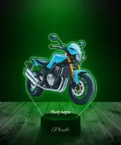 Lampka LED 3D Plexido z Nadrukiem UV Motor Motocykl