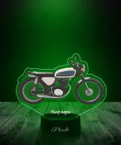 Lampka LED 3D Plexido z Nadrukiem UV Motor Honda CB100 Motocykl