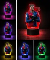 Lampka LED 3D Plexido z Nadrukiem UV Lamine Yamal FC Barcelona