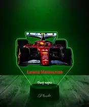 Lampka LED 3D Plexido z Nadrukiem UV Formuła 1 Lando Norris Bolid