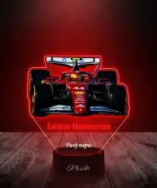 Lampka LED 3D Plexido z Nadrukiem UV Formuła 1 Lando Norris Bolid
