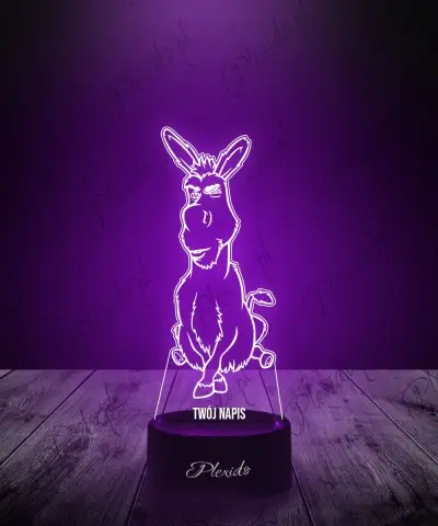 Lampka LED 3D Plexido Shrek Osioł