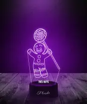 Lampka LED 3D Plexido Shrek Ciastek Piernikowy Ludzik