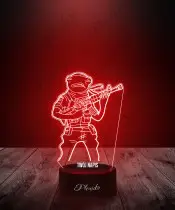Lampka LED 3D Plexido Fortnite Triggerfish