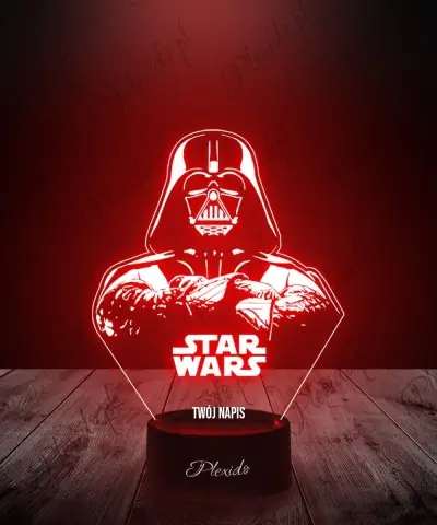 Lampka LED 3D Plexido Gwiezdne Wojny Darth Vader Star Wars