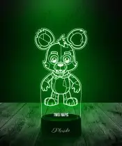 Lampka LED 3D Plexido Fnaf Robot