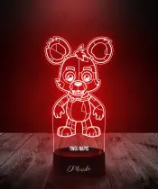Lampka LED 3D Plexido Fnaf Robot