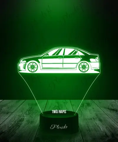 Lampka LED 3D Plexido Samochód Audi S4 B5