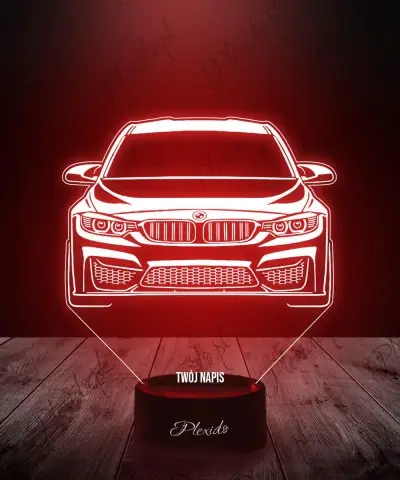 Lampka LED 3D Plexido Samochód Bmw M3 F30
