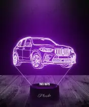 Lampka LED 3D Plexido Samochód Bmw X5