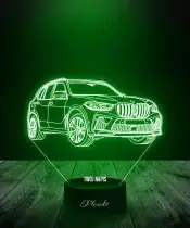 Lampka LED 3D Plexido Samochód Bmw X5