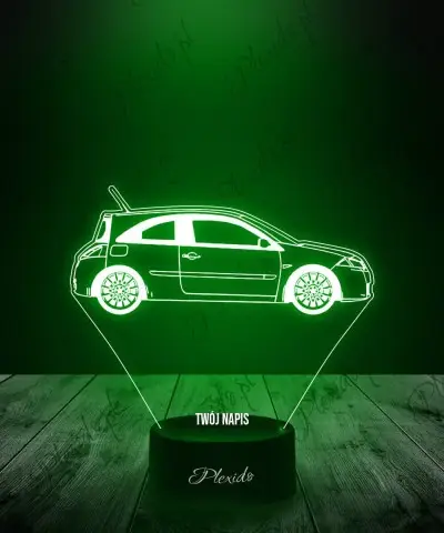 Lampka LED 3D Plexido Samochód Renault Megane II
